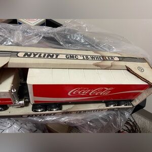 This is a Coca Cola 18 wheeler semi truck